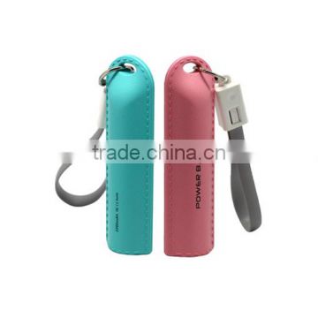 2017 Newest keychain power bank, portable micro usb battery charger