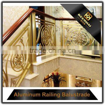 Decoration Aluminum Gold Color Stair Handrail photo-4