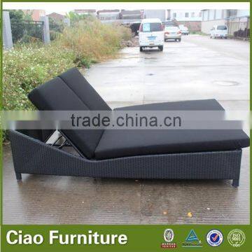 Wicker Furniture Outdoor Double Sun Lounger / Lounge Bed photo-6