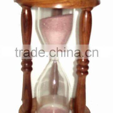 Wooden Hourglass Sand Timer, 30 Minute Sand Timer, 60 Minute Sand Timer, Large Wood Hourglass Sand Timer photo-2