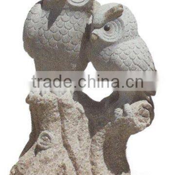 granite owl sculpture