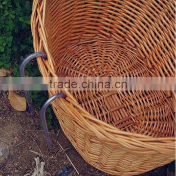 Wholesale Cheap Removable Wicker Bulk Bike Basket Bike Willow Basket photo-3
