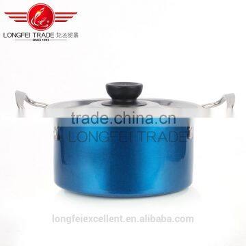 Manufacturay Wholesale Best Quality Pcs Colorful no Stick Stainless Steel Cookware Set/cook Pot photo-2