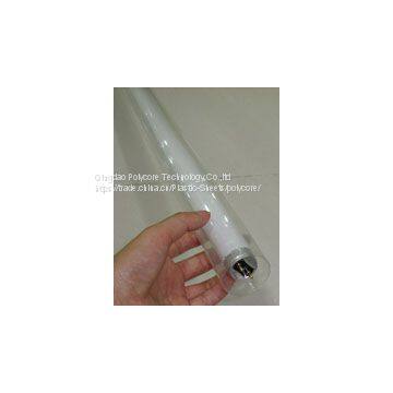 Transparent Hard PC Tube 100% Beam Through LED Tube Acrylic Tube