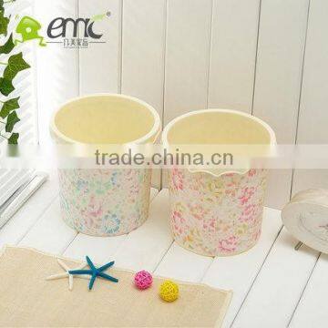 2015 New Beautiful Lace Shape Plastic Dustbin (small) photo-2