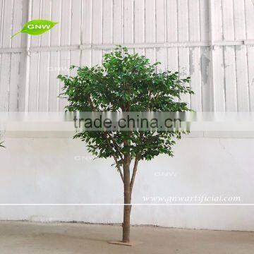 GNW BTR161031 Wood trunk green tree garden decoration