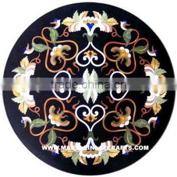 Round Marble Inlay Table Top Marble Inlay Coffee Table Top