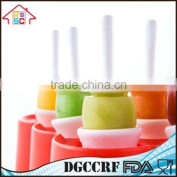 Set of 9 Silicone Mini Pop Molds Kitchen Tools Ice Cream Popsicle Maker photo-3