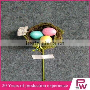 2016 New arrival bird's nest shape easter party decoration