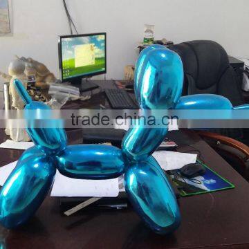 Small Plate Metal Famous Balloon Dog Statues for Sale photo-3