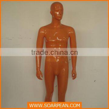 Fiberglass Realistic Male Mannequin Full Body Stand Mannequin