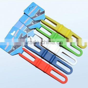 Silicone bicycle led holder, light stick for bike, LED keeper stick
