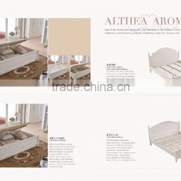 MJ9903 in Stock Neoclassic Popular Skype Blue Matching Bedroom Home Furniture Queen King Size Young People Children Bedroom Set photo-5