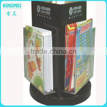 2015 Hot Sale Rotating 3 Side Acrylic Brochure Holders and Displayers photo-2