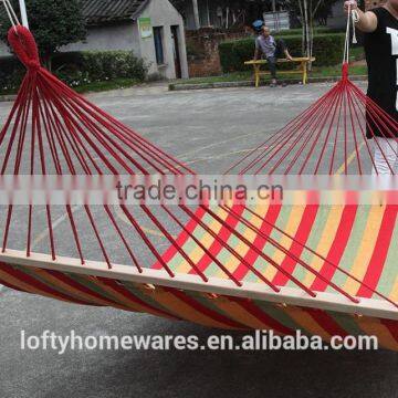 Two Colors Wholesale Outdoor Double Rocking Folding Portable Camping Hammock photo-4