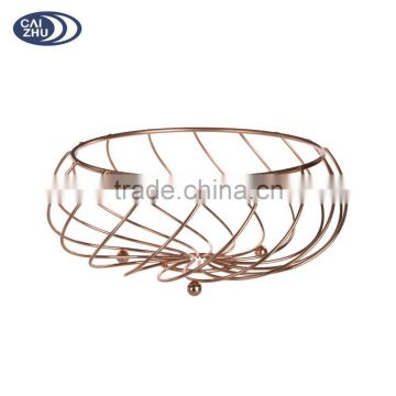 2017 wholesale basket iron fruit basket from Caizhu factory