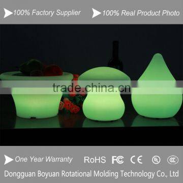 Natural Lovely Color Table Decoration LED Glowing Mushroom Lamp photo-5
