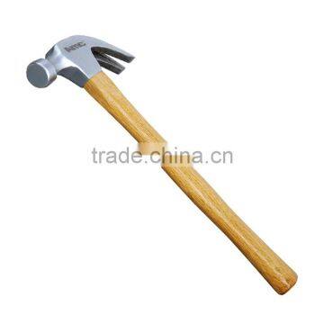 British type claw hammer wooden handle(hammer,claw hammer,hand tool)