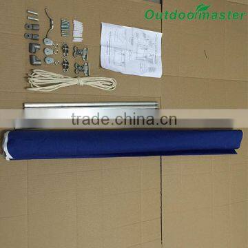 Patio 4x2FT Manual Sun Cover Blue Folding Window Awning photo-5