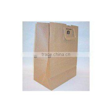 Paper Retail Grocery Bags Kraft with Handles 12x7x17