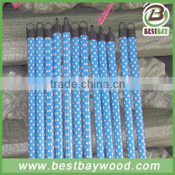 Pvc Coated Broom Wooden Stick/pvc Coated Broomstick Wood/wood Broom Stick photo-2