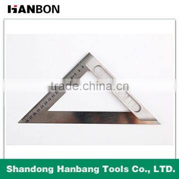 180mm Triangular Steel Square Ruler