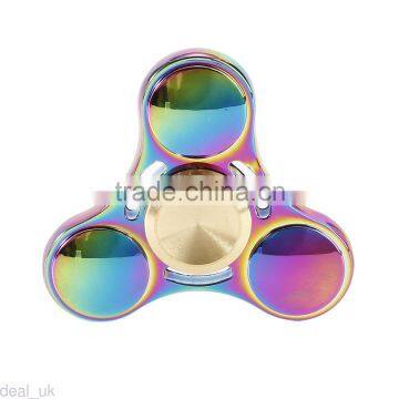 2017 New Hot Rainbow EDC Hand Spinner Finger Gyro Tri Fidget Focus Desk Toys Stocking Stuffer Kids/Adult photo-5