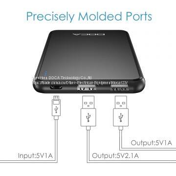 Портативный аккумулятор на базе алюминия с двойным выходом USB и высокой емкостью photo-5