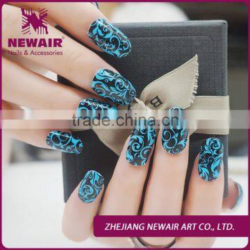 100% Nail polish sticker,customized Nail polish strip,VIVI Brand Nail patch