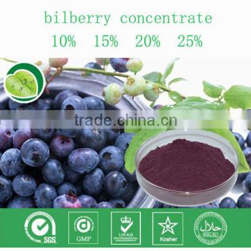 bilberry concentrate for Anti-oxident