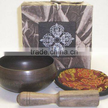 High Quality Handmade in Nepal Healing Meditation Tibetan Singing Bowl photo-2