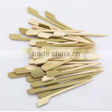 Top quanlity bamboo BBQ gun green flat skewer