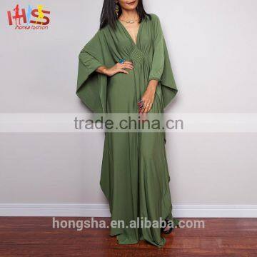 Islamic Items for Sale Butterfly Green Maxi Dress Alle Baba Abaya Muslim photo-4