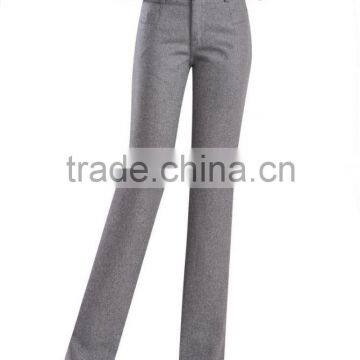 Formal Black Long Loose Lady Dress Pants Office Fashion Suit Pant for Women photo-2