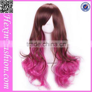 Fashion 70 CM Mixed Color Wig Cap Hairstyles Wholesale photo-5
