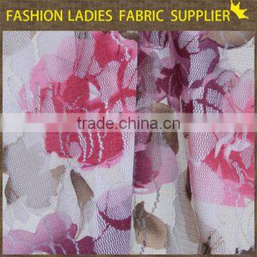 textile printing foil wedding dress trimming lace fabric