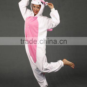 Heated Flannel Funny Cartoon Animal Unicorn Onesie 2017 Family Christmas Pajamas Wholesale photo-4