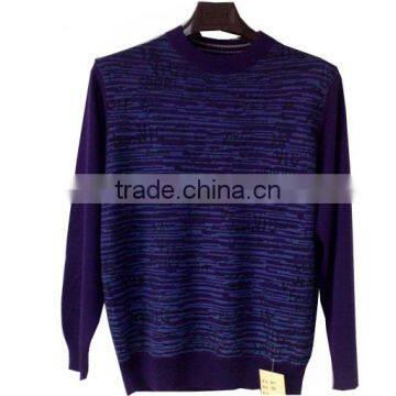 High Quality Men knitted fashion yarn pullover sweater (M007)