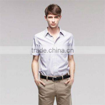 mens slim Oxford short sleeves shirts