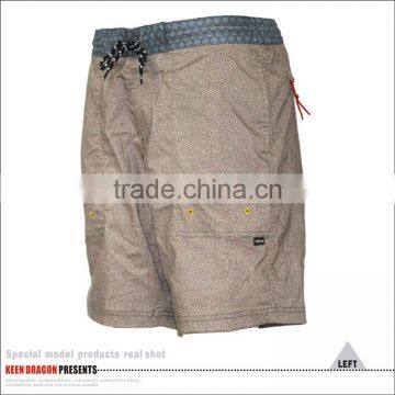 Elastic Waistband Shorts Wholeasle Beachwear With Back Pocket photo-3