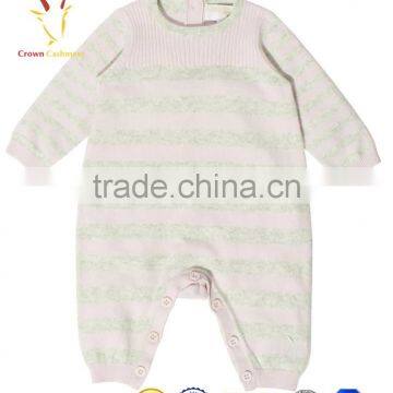 Stripe Pattern Cute Baby Romper Suit photo-3