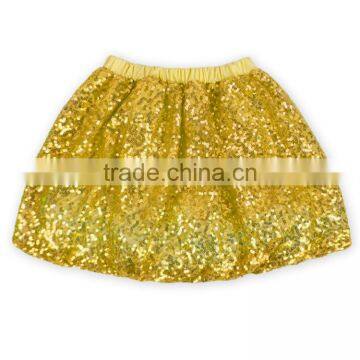 Mint Color Sequined Girls Ball Gown Dancing Skirt Fashional Wholesale Price photo-2