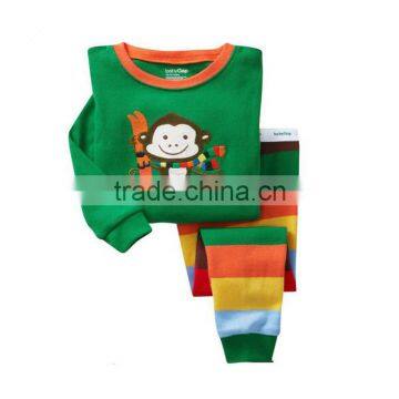 S32658W New Fashion Pajamas Sets Baby Printed Pijamas Children Clothing Set Kids Cartoon Sleepwears photo-3