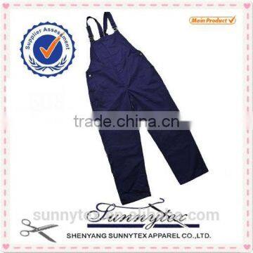 Cleaner navy blue painter mens uniform work bib overalls