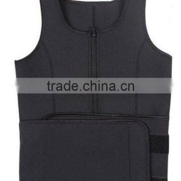 Walson Adjustable Slimming Neoprene Sauna Tank Top Vest Trainer Waist Belt Shaper Plus photo-3