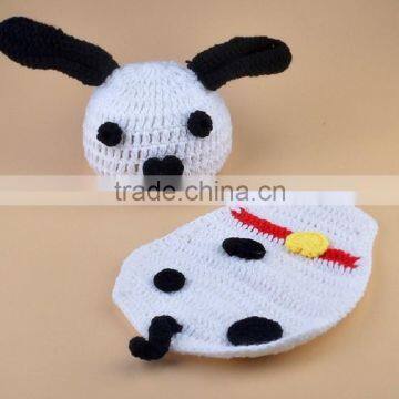 Knitted Animal Hats soft and colourful yarns Handmade baby clothing newborn crochet knit beanie hat set photography prop