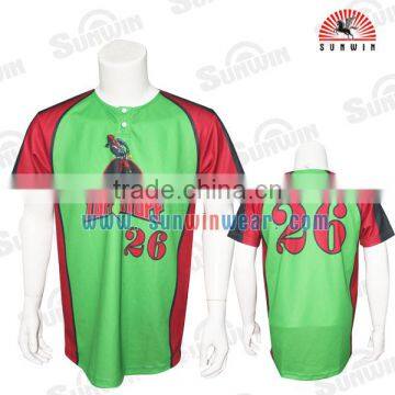 Sublimation Team Baseball Uniforms Design,Custom Sublimated Baseball Jersey