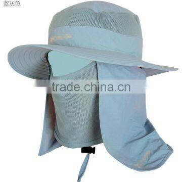 360 Degree Sunscreen Sun Hat Male Anti-UV Outdoor Hat Big Along the Quick Fisherman Hat Male Sun Hat Fishing Hat photo-3