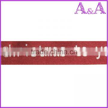 Custom Logo Polyester Printed Satin Ribbon photo-4