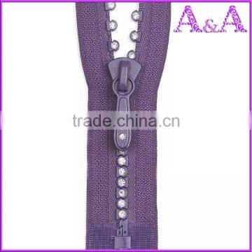 Wholesale Diamond Zipper With Diamond Teeth Different Color and Size photo-2